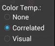 Color Temperature Delta Measure